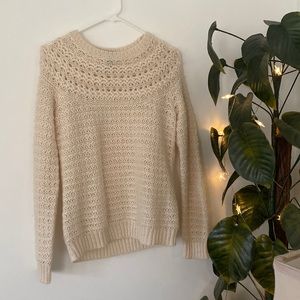 Ralph Lauren Cream Knit Sweater
